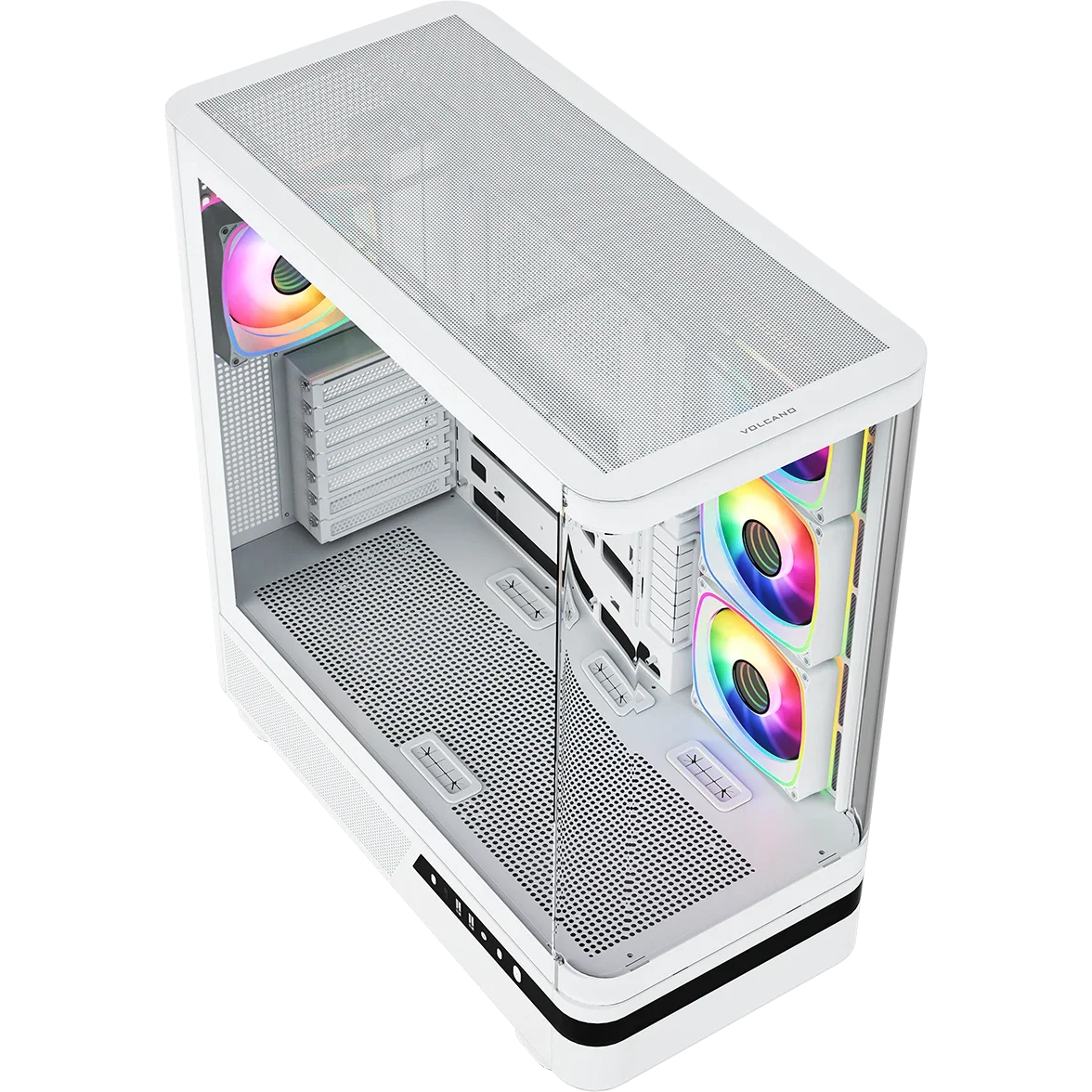 Boîtier MODECOM Volcano AQ100 ARGB Midi White - MC-A-AQ100-4FA-W - photo 9