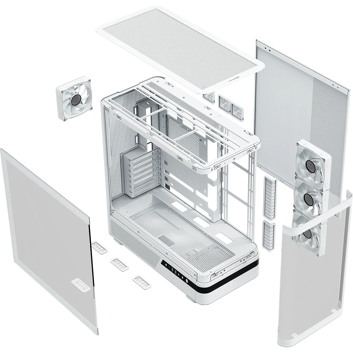 Boîtier MODECOM Volcano AQ100 ARGB Midi White - MC-A-AQ100-4FA-W - photo 12