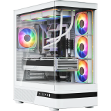 Boîtier MODECOM Volcano AQ100 ARGB Midi White (MC-A-AQ100-4FA-W)