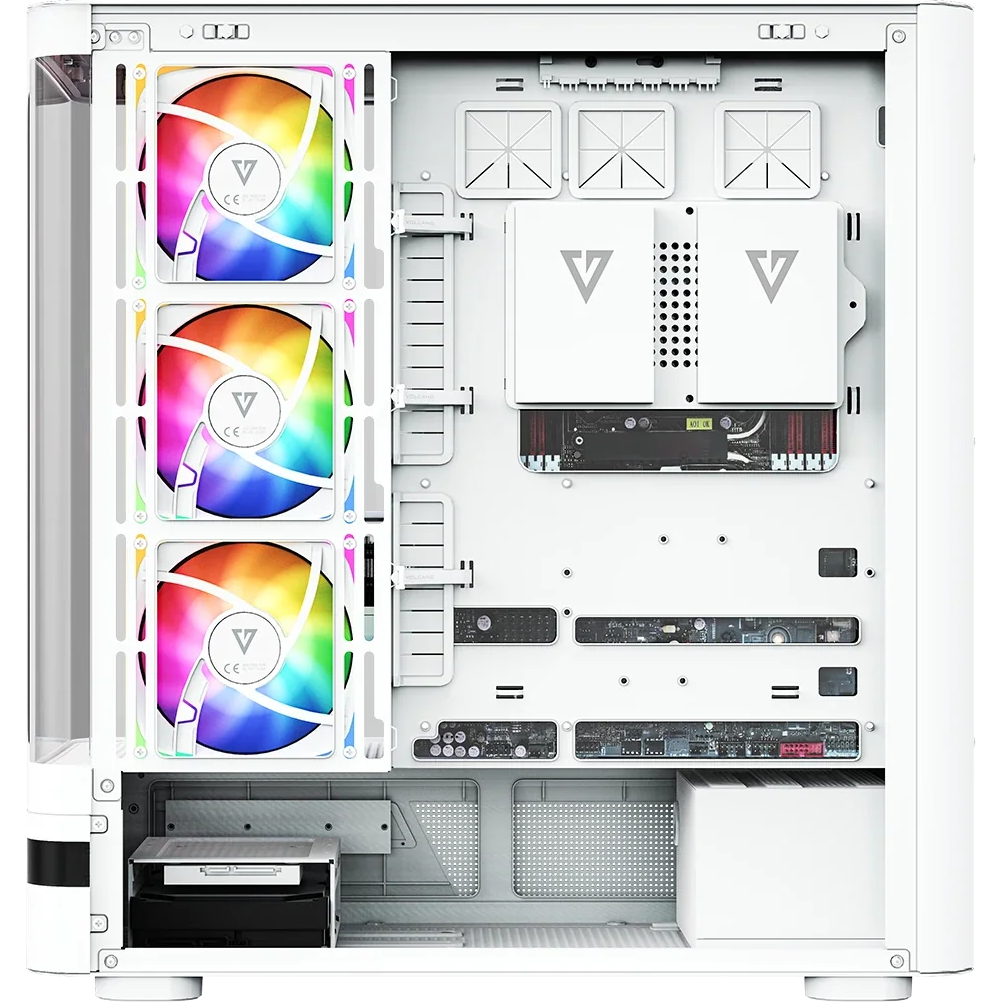 Boîtier MODECOM Volcano AQ100 ARGB Midi White - MC-A-AQ100-4FA-W - photo 14