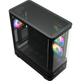 Boîtier MODECOM Volcano AQ200 ARGB Midi Black (MC-A-AQ200-4FA-B)