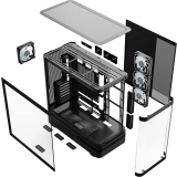 Boîtier MODECOM Volcano AQ200 ARGB Midi Black (MC-A-AQ200-4FA-B)