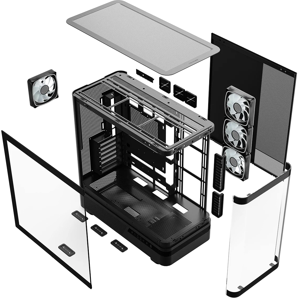 Boîtier MODECOM Volcano AQ200 ARGB Midi Black - MC-A-AQ200-4FA-B - photo 13