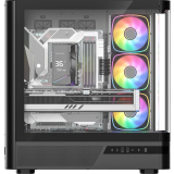 Boîtier MODECOM Volcano AQ200 ARGB Midi Black (MC-A-AQ200-4FA-B)