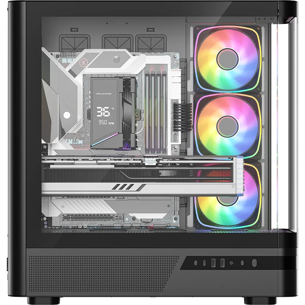 Boîtier MODECOM Volcano AQ200 ARGB Midi Black - MC-A-AQ200-4FA-B - photo 15