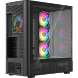 Boîtier MODECOM Volcano AQ300 ARGB Midi Black (MC-A-AQ300-4FA-B)