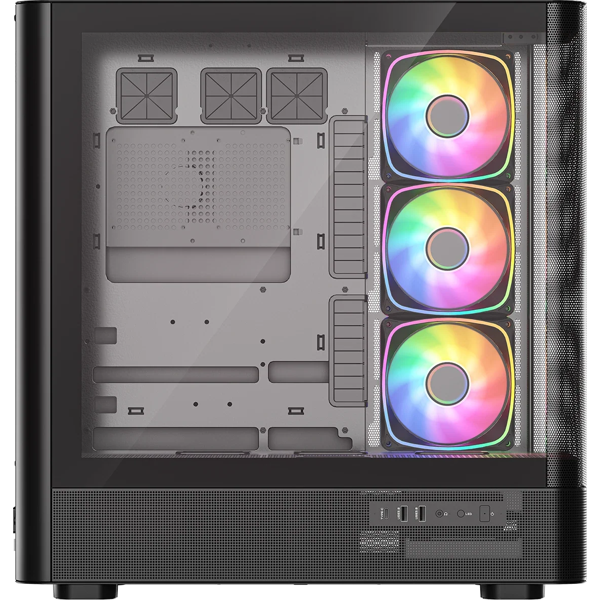 Boîtier MODECOM Volcano AQ300 ARGB Midi Black - MC-A-AQ300-4FA-B - photo 5