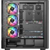 Boîtier MODECOM Volcano AQ300 ARGB Midi Black (MC-A-AQ300-4FA-B)