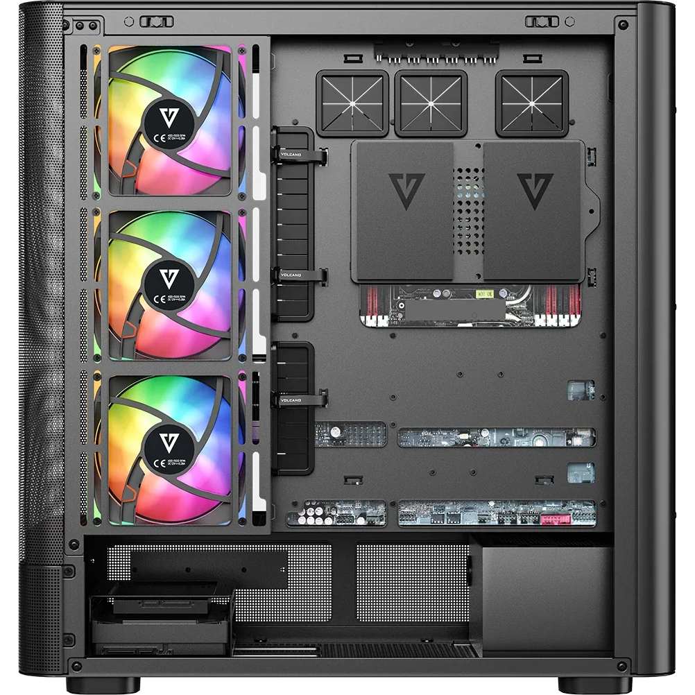 Boîtier MODECOM Volcano AQ300 ARGB Midi Black - MC-A-AQ300-4FA-B - photo 6