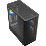 Boîtier MODECOM Volcano AQ300 ARGB Midi Black (MC-A-AQ300-4FA-B)