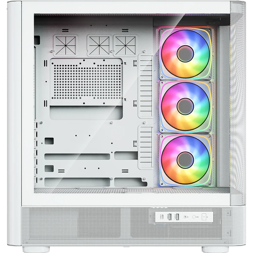 Boîtier MODECOM Volcano AQ300 ARGB Midi White - MC-A-AQ300-4FA-W - photo 11