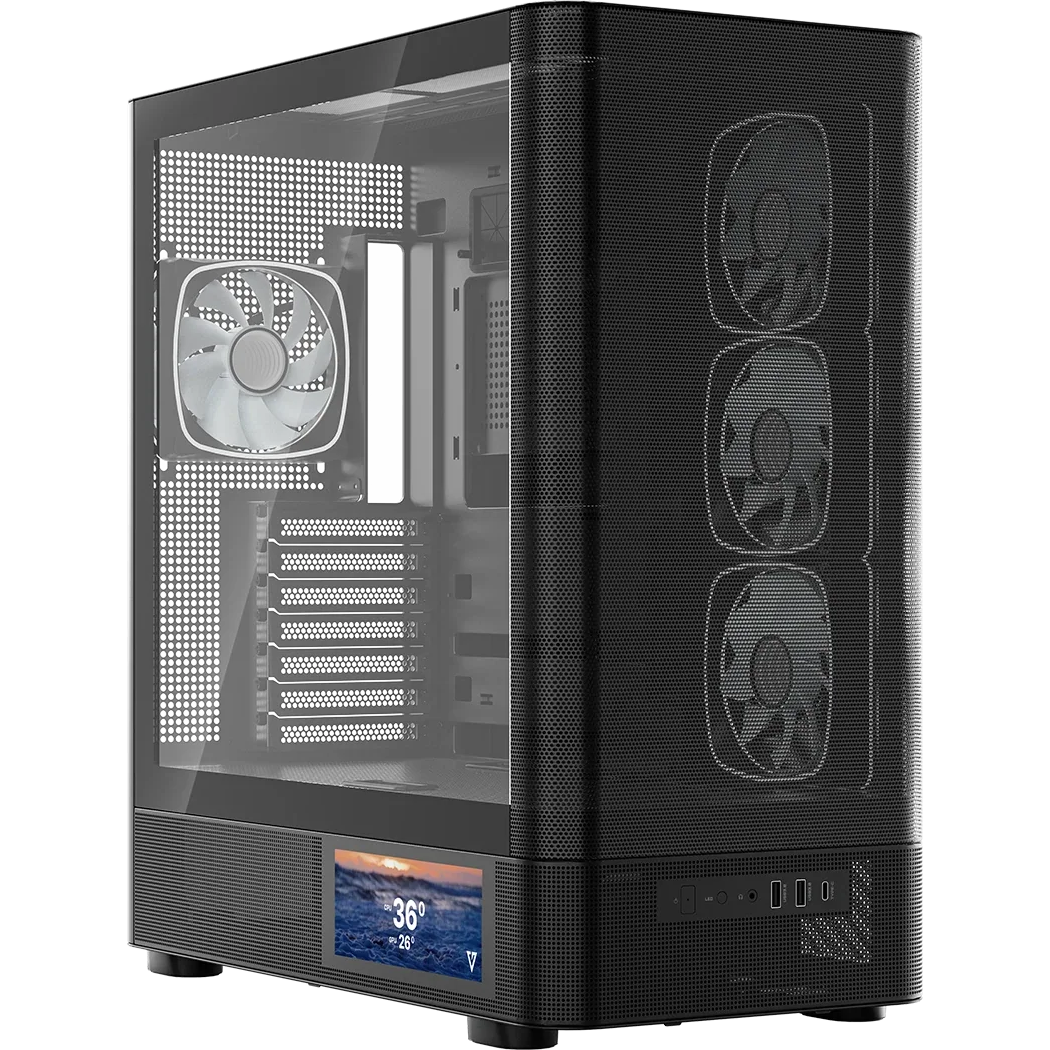 Boîtier MODECOM Volcano AQ400 ARGB Midi Black - MC-A-AQ400-4FA-B - photo 2