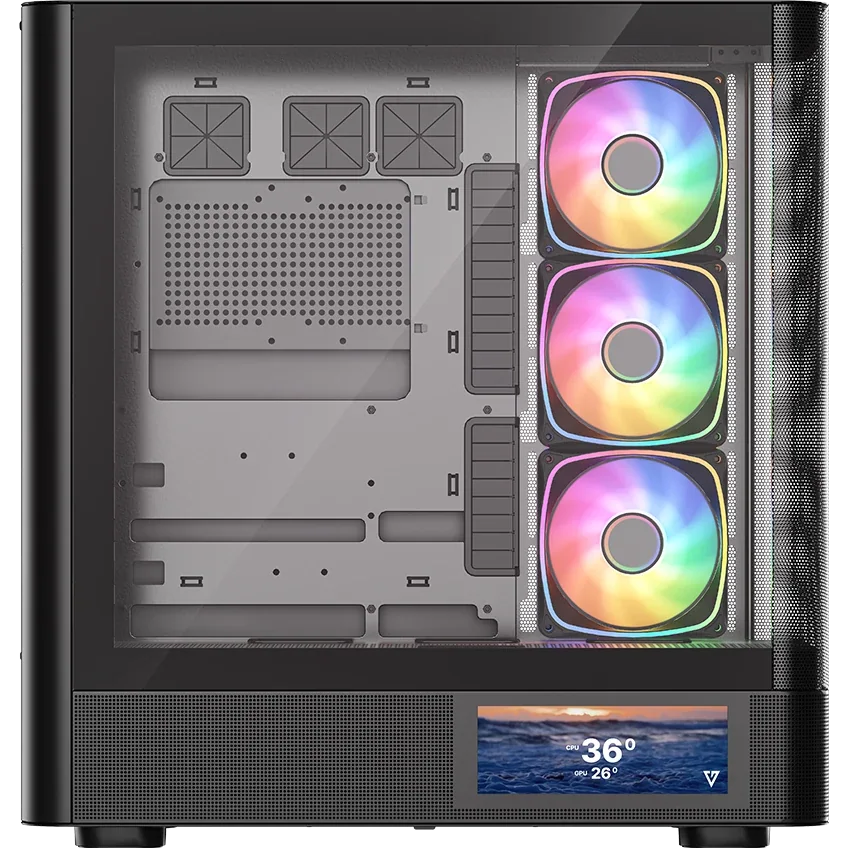 Boîtier MODECOM Volcano AQ400 ARGB Midi Black - MC-A-AQ400-4FA-B - photo 5