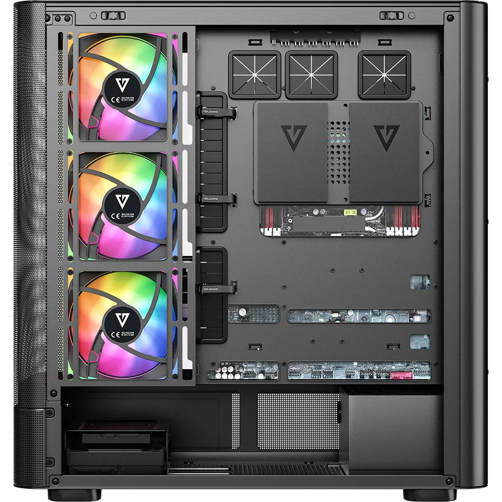 Boîtier MODECOM Volcano AQ400 ARGB Midi Black - MC-A-AQ400-4FA-B - photo 7