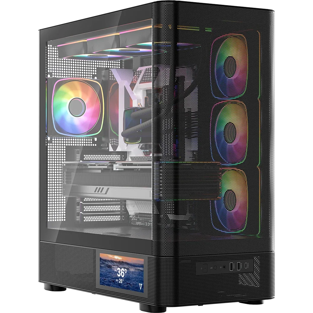 Boîtier MODECOM Volcano AQ400 ARGB Midi Black - MC-A-AQ400-4FA-B - photo 13