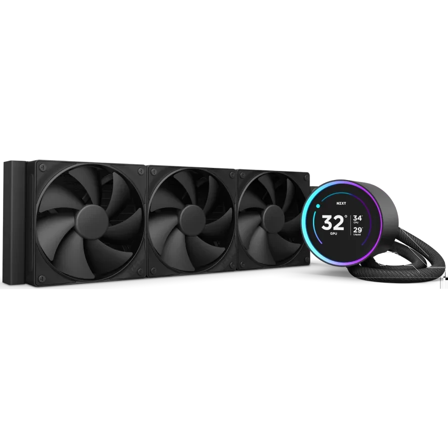Système de refroidissement liquide NZXT Kraken Elite 360 Black (RL-KN36E-B2) - photo 2