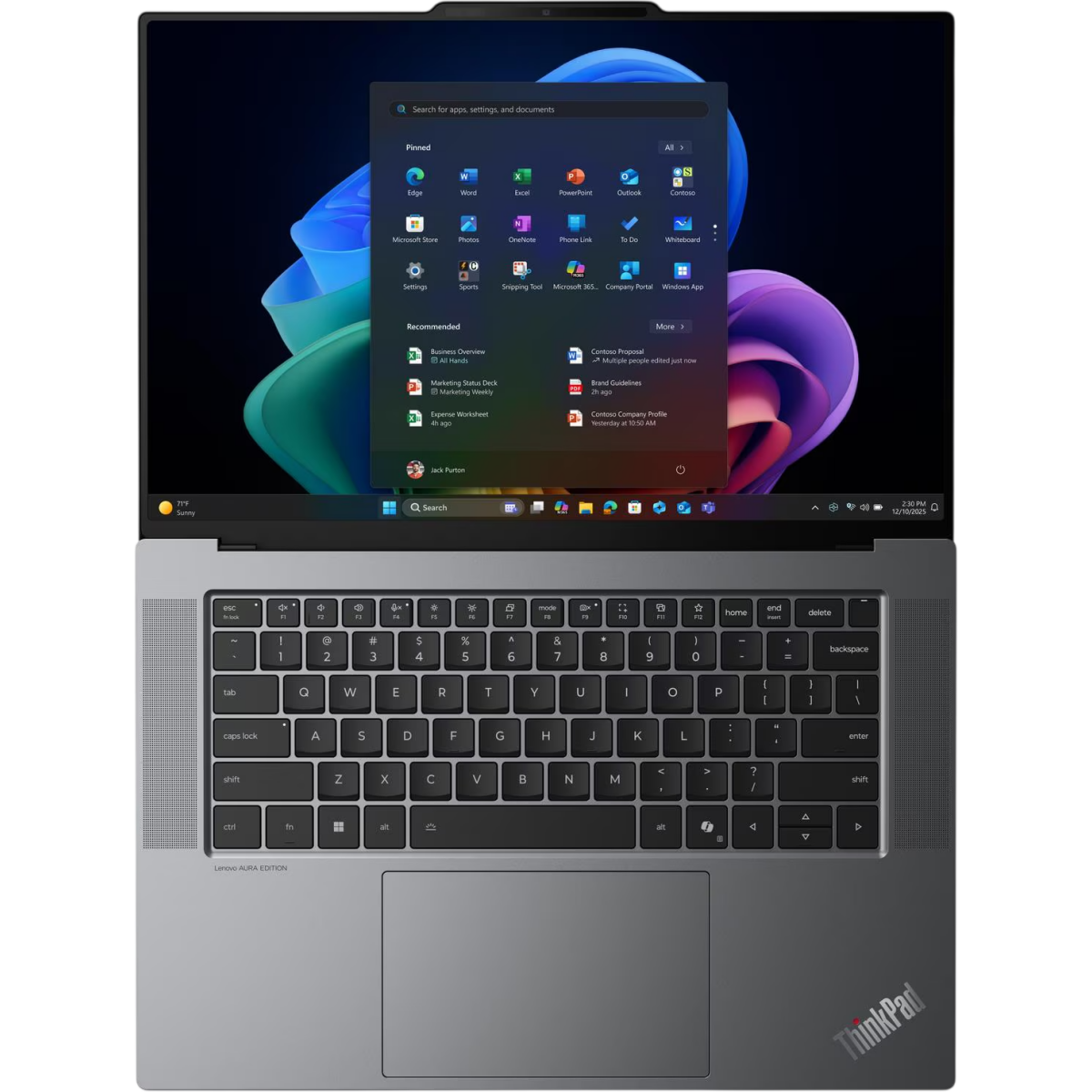 Ordinateur portable Lenovo ThinkPad X9-15p Gen 1 Aura Edition (21VV004FFR) - photo 5