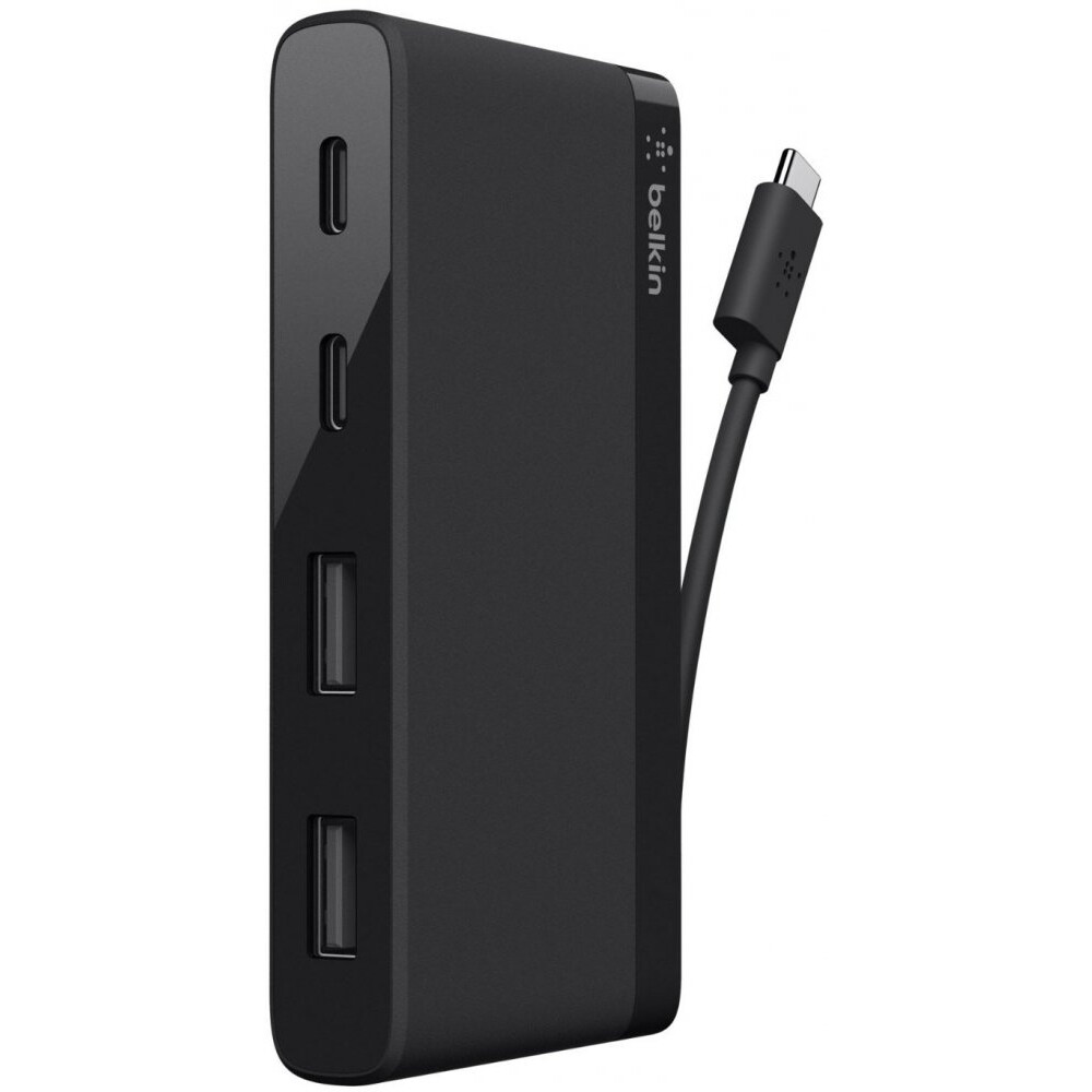 Hub USB Belkin USB-C 4-Port Mini Hub (USB Type-C) - F4U090btBLK