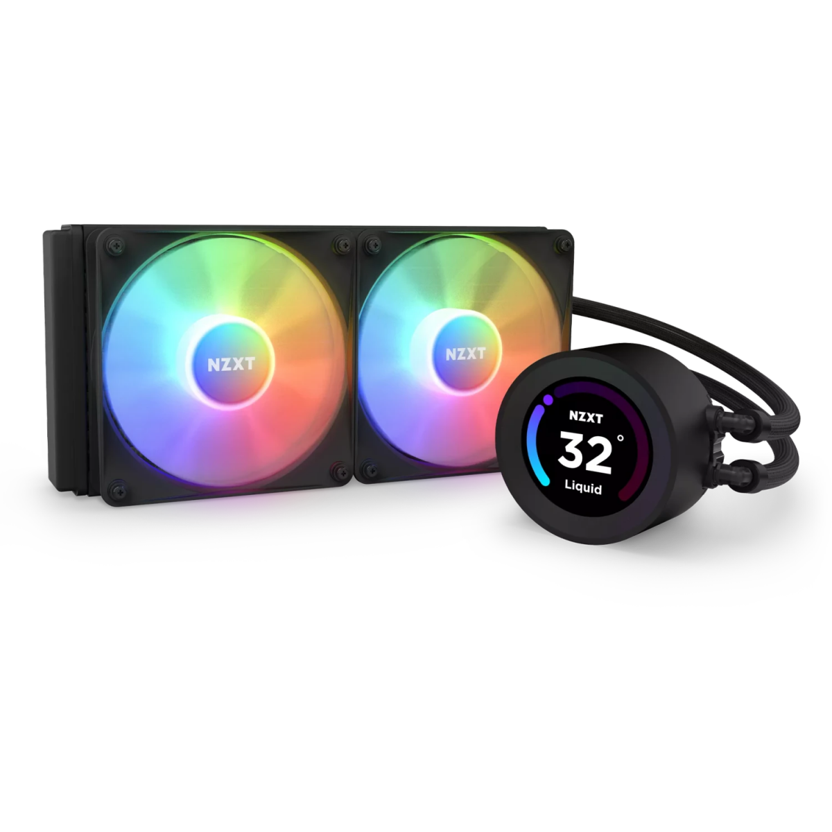 Système de refroidissement liquide NZXT Kraken Elite 240 RGB Black (RL-KR24E-B1)