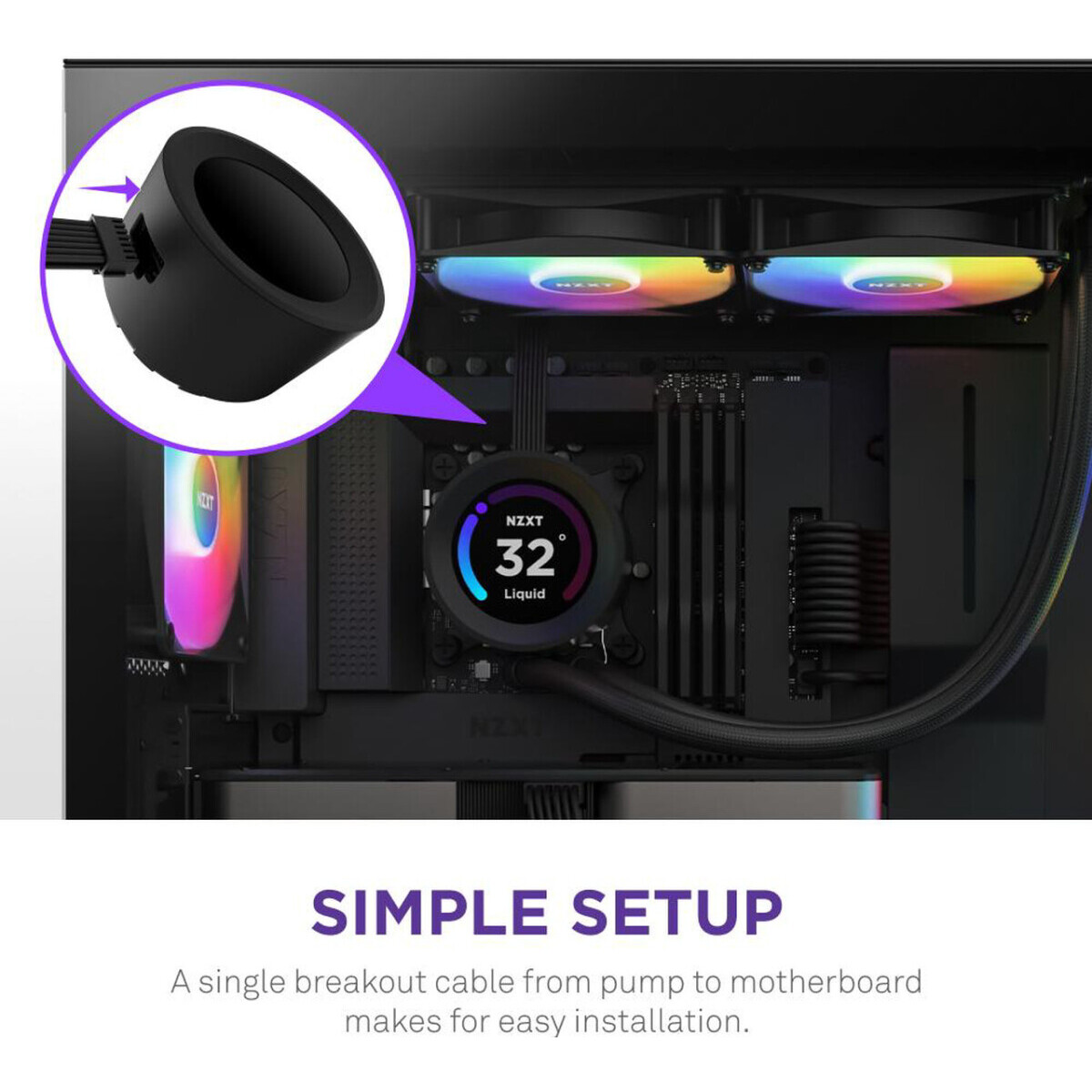 Système de refroidissement liquide NZXT Kraken Elite 240 RGB Black (RL-KR24E-B1) - photo 11