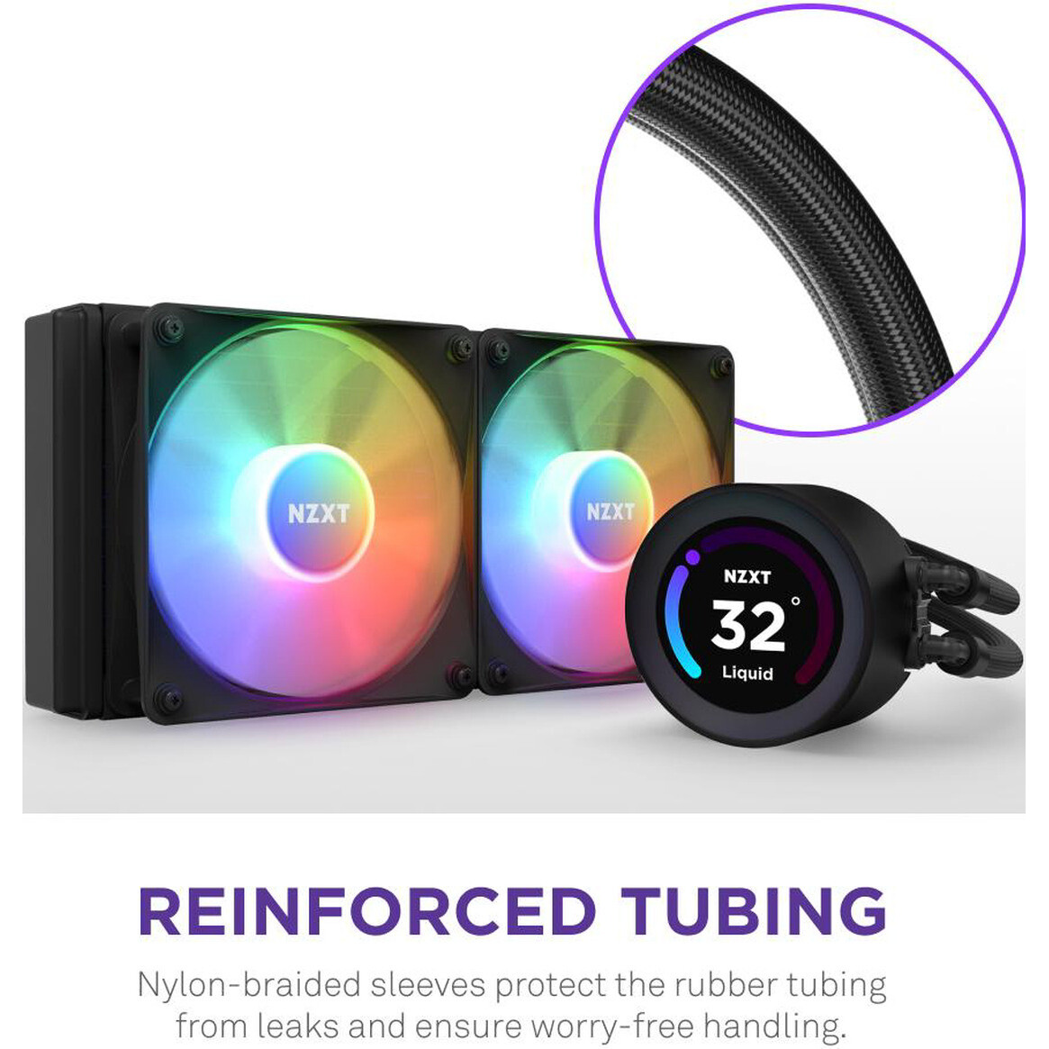 Système de refroidissement liquide NZXT Kraken Elite 240 RGB Black (RL-KR24E-B1) - photo 12