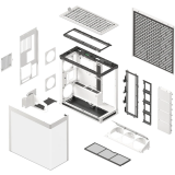 Boîtier HAVN HS 420 VGPU White (HVN-CA-HS420-07)