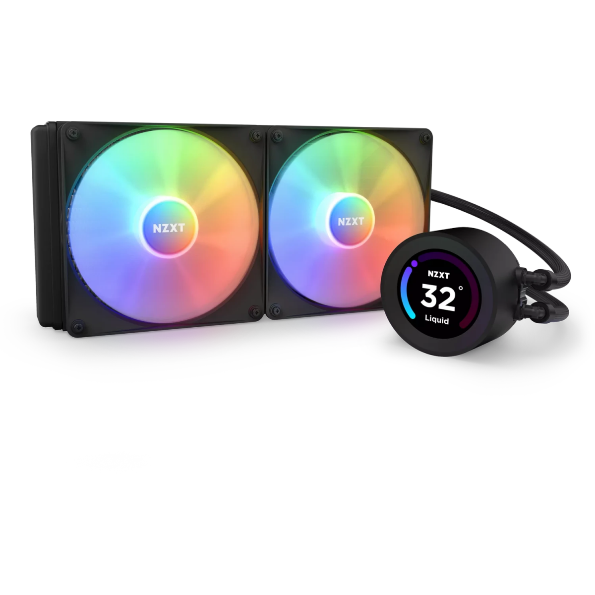 Système de refroidissement liquide NZXT Kraken Elite 280 RGB Black (RL-KR28E-B1)