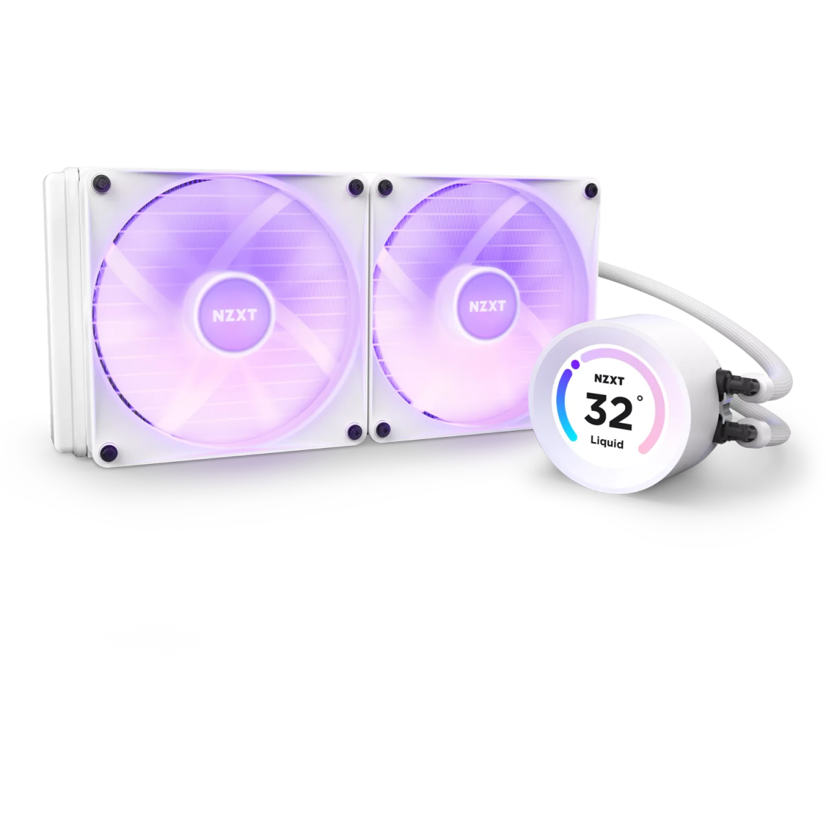 Système de refroidissement liquide NZXT Kraken Elite 280 RGB White (RL-KR28E-W1) - photo 4