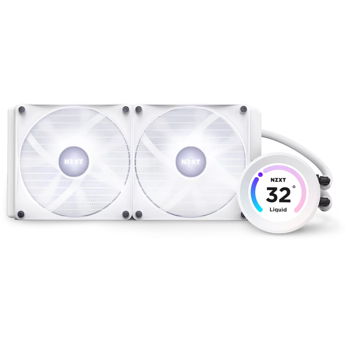 Système de refroidissement liquide NZXT Kraken Elite 280 RGB White (RL-KR28E-W1) - photo 5