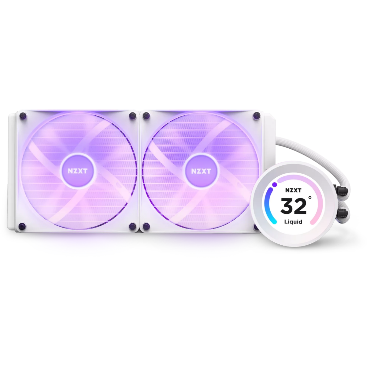 Système de refroidissement liquide NZXT Kraken Elite 280 RGB White (RL-KR28E-W1) - photo 9