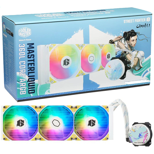 Système de refroidissement liquide Cooler Master MasterLiquid 360L Core SF6 Chun-Li White (MLW-D36M-A17PZ-CL) - photo 5