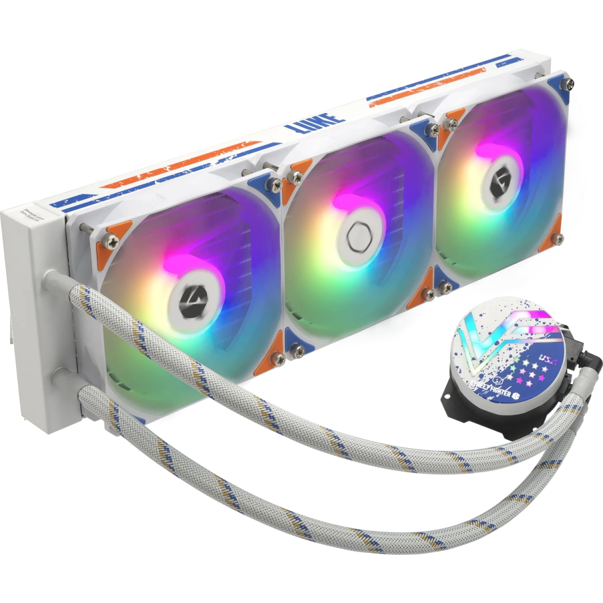 Système de refroidissement liquide Cooler Master MasterLiquid 360L Core SF6 Luke White (MLW-D36M-A17PZ-LK) - photo 2