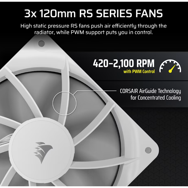 Système de refroidissement liquide Corsair NAUTILUS 240 RS LCD White (CW-9061032-WW) - photo 7