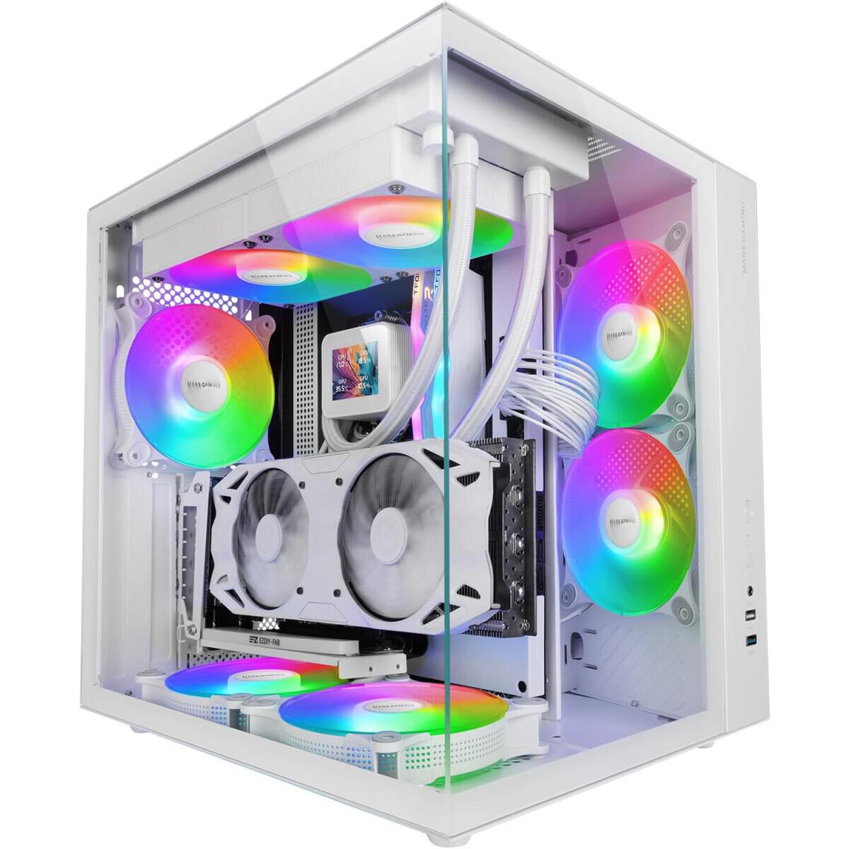 Boîtier Mars Gaming MCV-ONE White - MCVONEW