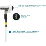 Cloison pour ordinateur portable Mobilis Nano Slim Rotating security Lock MK (001329)