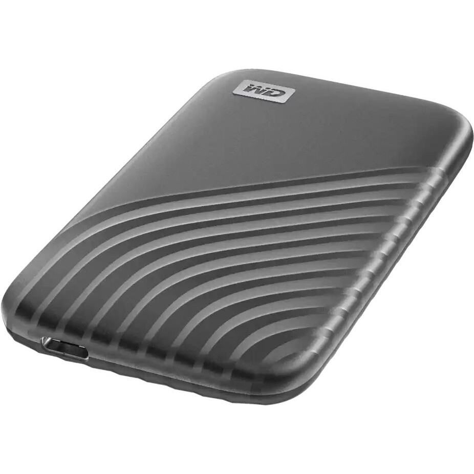 Disque dur externe SSD 1TB WD My Passport Grey (WDBAGF0010BGY) - WDBAGF0010BGY-WESN - photo 2