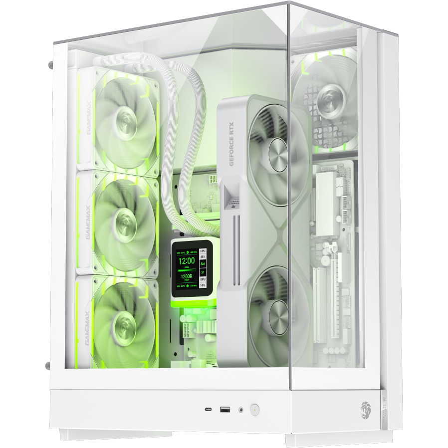 Boîtier GameMax T20 WH - 9101-1000R0002