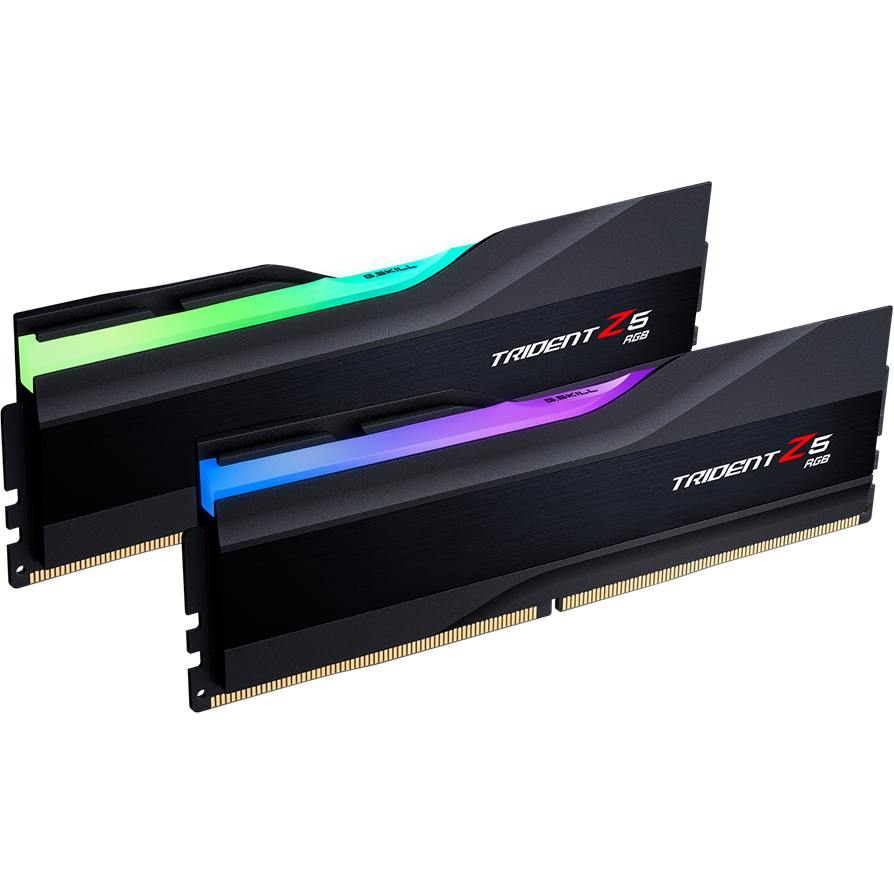 Mémoire vive 128GB DDR5 6400MHz G.Skill Trident Z5 RGB (F5-6400J3644F64GX2-TZ5RK) (2x64GB KIT)