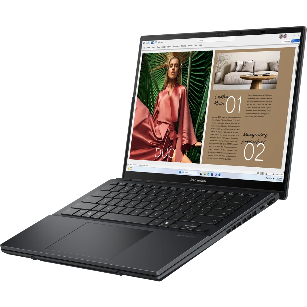 Ordinateur portable ASUS UX8406CA Zenbook Duo Inkwell Gray (ISSQL41X) - UX8406CA-ISSQL41X - photo 2