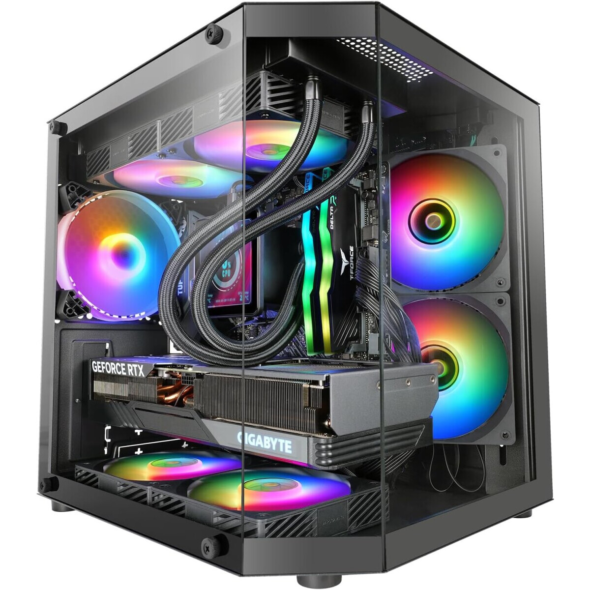 Boîtier Mars Gaming MC-3TLITE Black - MC3TLITE