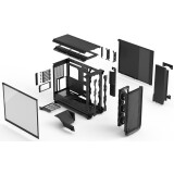 Boîtier Fractal Design Meshify 3 XL Black RGB TG Light Tint (FD-C-MES3X-04)