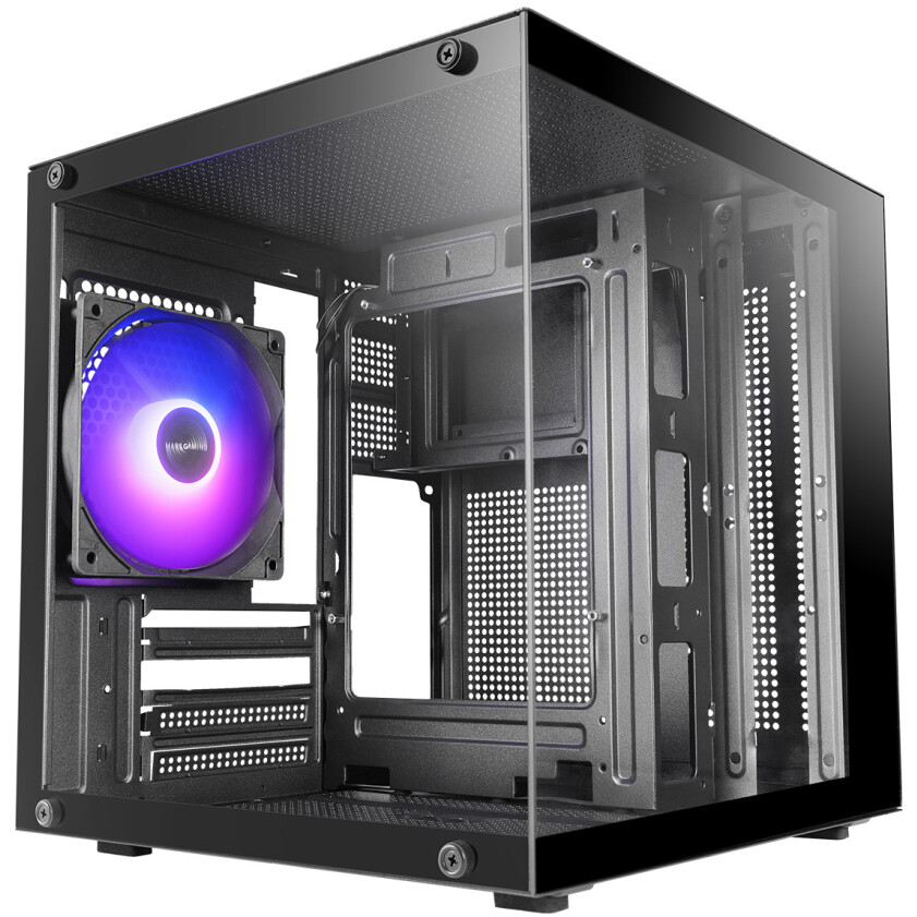Boîtier Mars Gaming MC-CUBE Black - MCCUBE