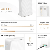 Routeur Wi-Fi (routeur) Mercusys MB130-4G