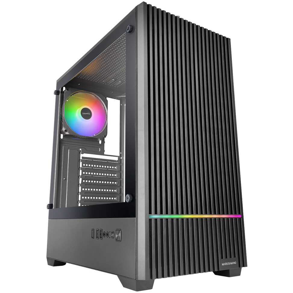 Boîtier Mars Gaming MC-QUANTUM Black - MCQUANTUM