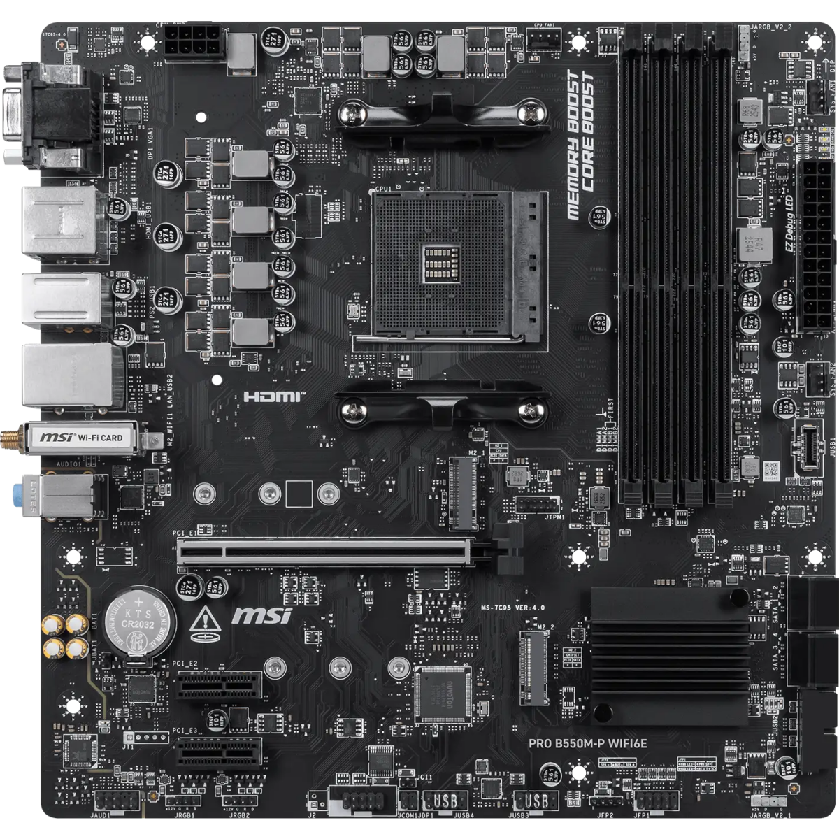 Carte mère MSI PRO B550M-P WIFI6E