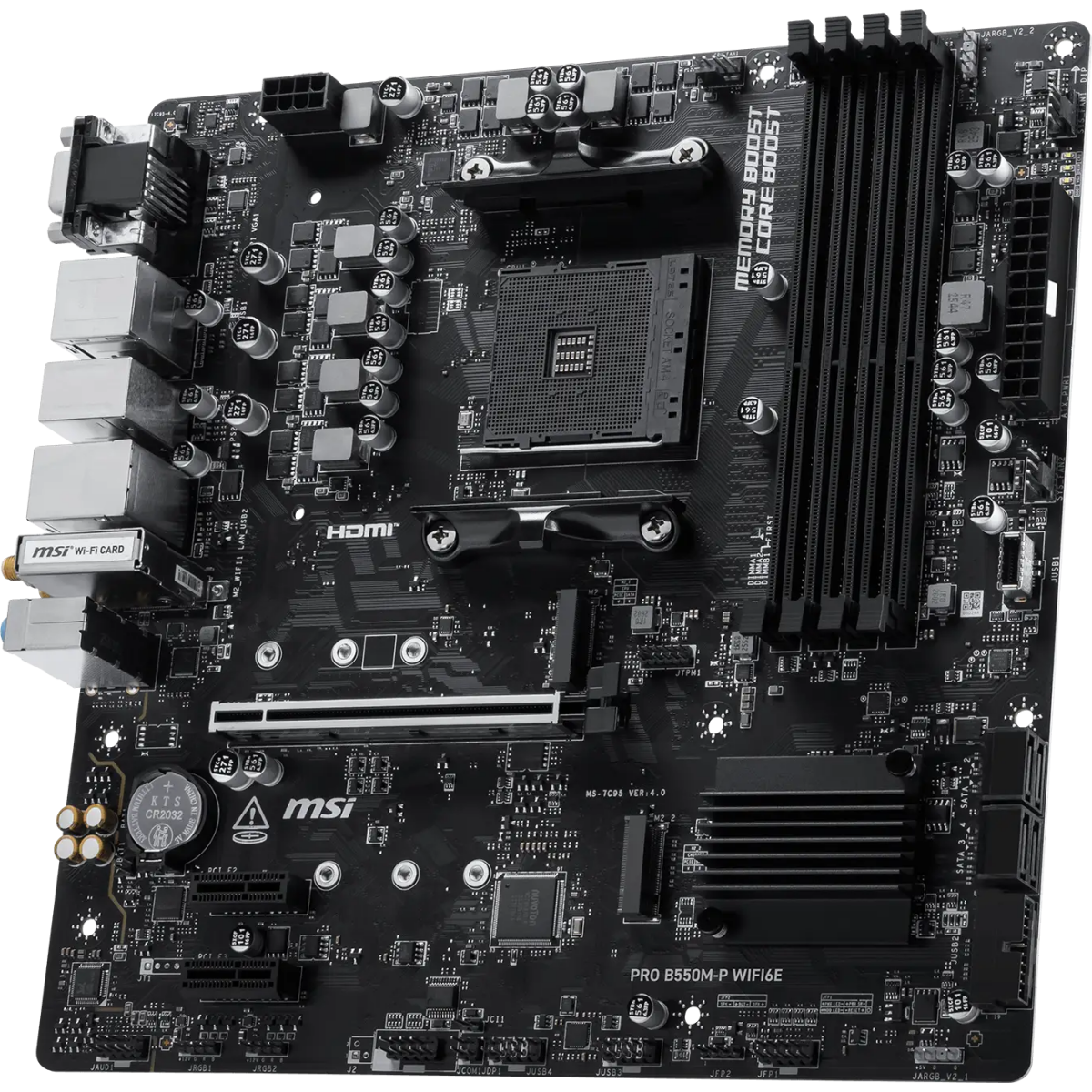 Carte mère MSI PRO B550M-P WIFI6E - photo 2