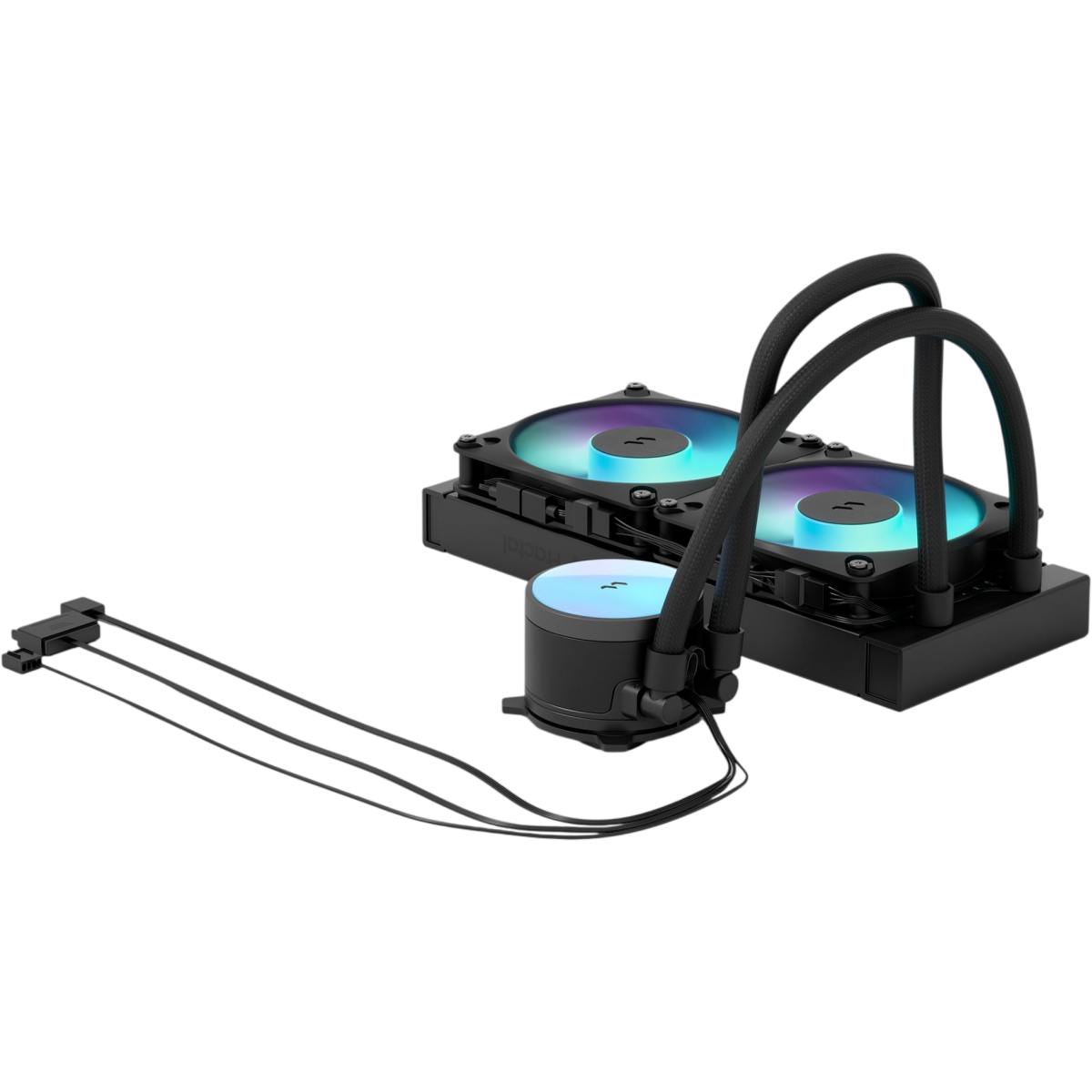 Système de refroidissement liquide Fractal Design Radius 240 RGB Black - FD-W-RA1-2402 - photo 3