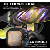 Système de refroidissement liquide Corsair iCUE LINK H100i Black (CW-9061007-WW)