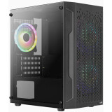 Boîtier AeroCool Trinity Mini-G-BK-v3 Black (4710562758634)