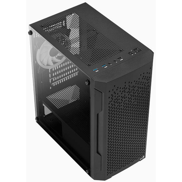 Boîtier AeroCool Trinity Mini-G-BK-v3 Black - 4710562758634 - photo 4